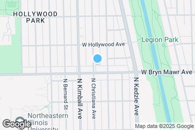 Map image of the property - 5617 N Christiana Ave