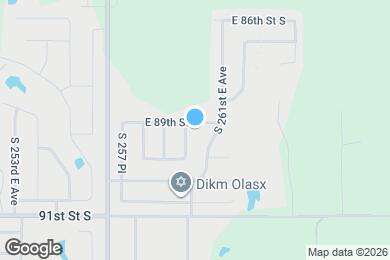 Map image of the property - 26026 E 89th St S