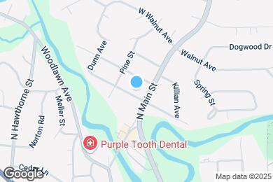 Map image of the property - 104 W Nims Ave