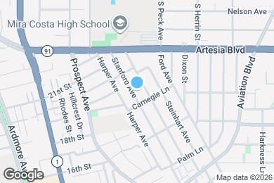Map image of the property - 1716 Stanford Ave