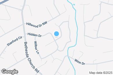 Map image of the property - 3005 Hidden Dr