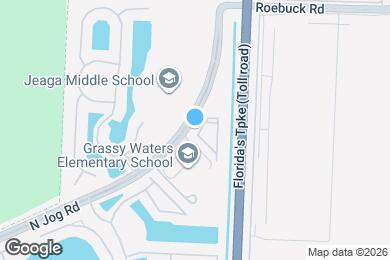 Map image of the property - 3810 N Jog Rd