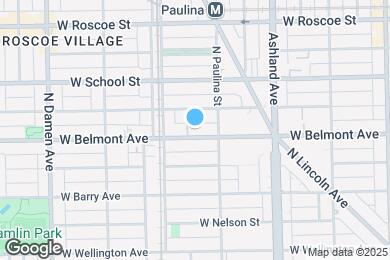 Map image of the property - 1724 W Belmont Ave