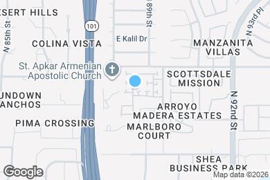 Map image of the property - 8912 E Shangri La Rd