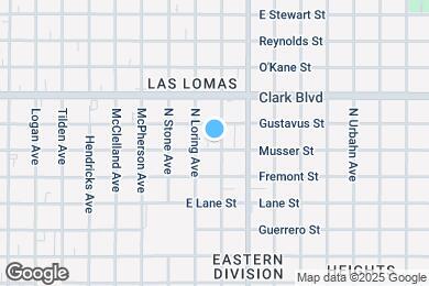 Map image of the property - 1419 E Gustavus St