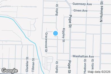 Map image of the property - 3084 Pershing Ave