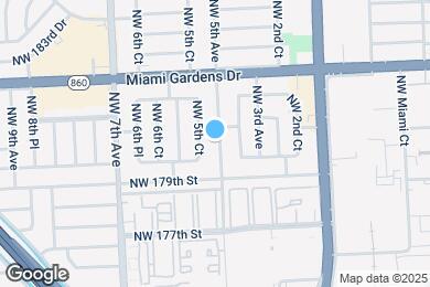 Map image of the property - 18020 NW 5th Ave