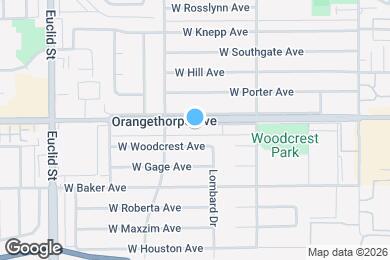 Map image of the property - 612 W Orangethorpe Ave