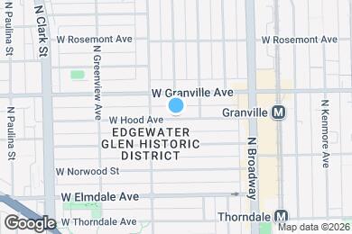 Map image of the property - 1350 W Hood Ave
