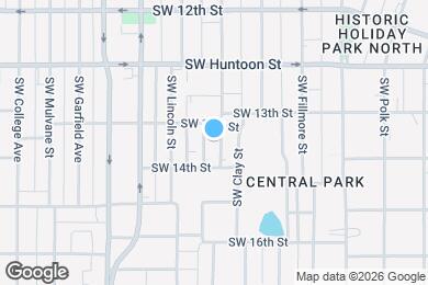 Map image of the property - 1318 SW Buchanan St