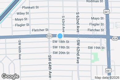 Map image of the property - 6313 SW 18th St