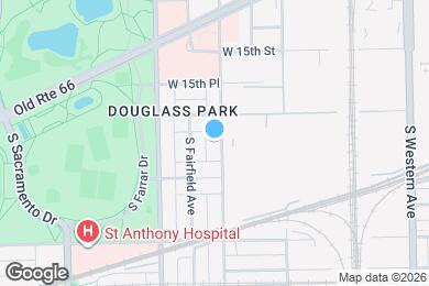 Map image of the property - 1626 S Washtenaw Ave