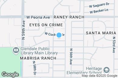 Map image of the property - 5632 W Comet Ave