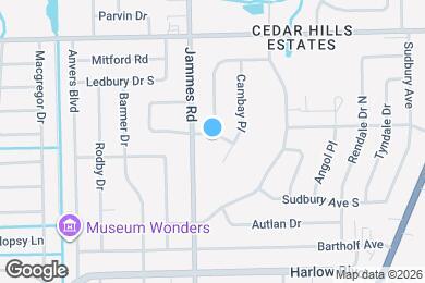 Map image of the property - 6336 Bondy Pl