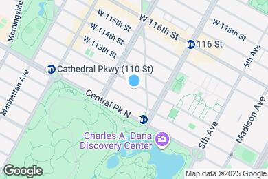 Map image of the property - 124 W 112th St
