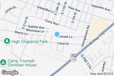 Map image of the property - 603 Sunset Ln