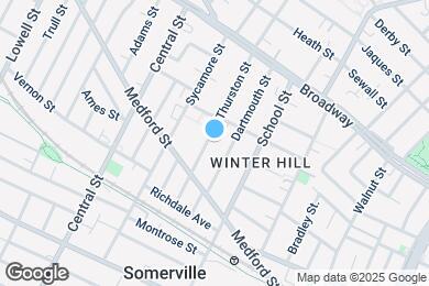 Map image of the property - 45 Thurston St