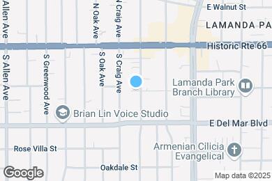 Map image of the property - 123 S Grand Oaks Ave