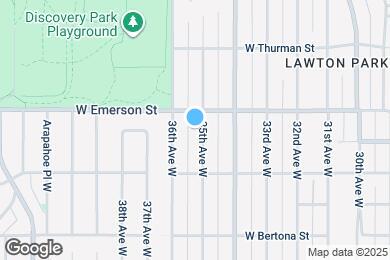Map image of the property - 3643 35th Ave W