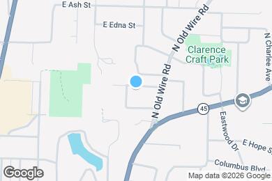 Map image of the property - 711 E Calvin St