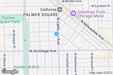 Map image of the property - 2048 N California Ave