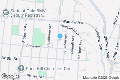 Map image of the property - 920 Grand Ave