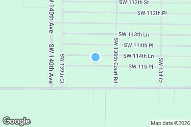 Map image of the property - 13775 SW 115 Pl