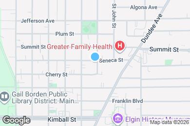 Map image of the property - 420 Prospect Blvd