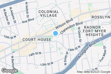 Map image of the property - 2000 Clarendon Blvd