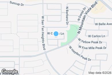 Map image of the property - 3756 W Yellow Peak Dr