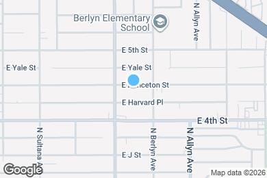 Map image of the property - 734 E Princeton St