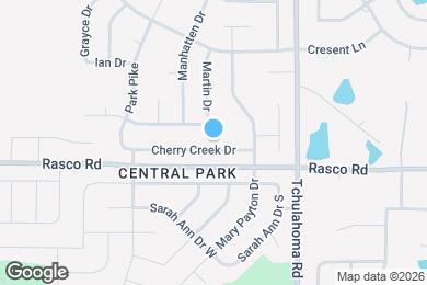 Map image of the property - 1812 Cherry Creek Dr