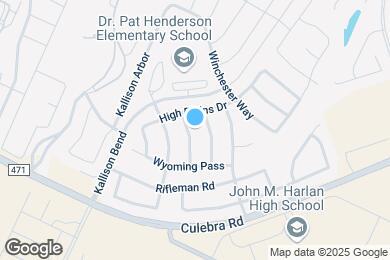Map image of the property - 8434 Pale Horse Ln