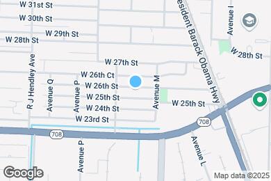 Map image of the property - 1131 W 26th St