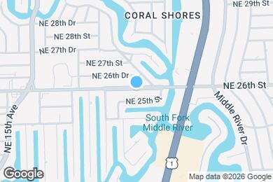 Map image of the property - 2036 NE 26th St