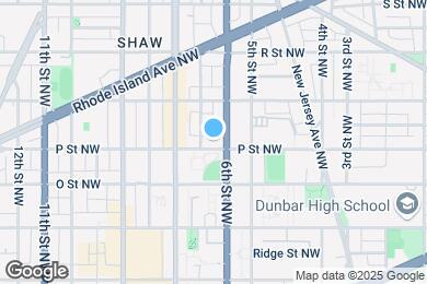 Map image of the property - 609 P St NW