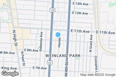 Map image of the property - 1487-1499 Hamlet St