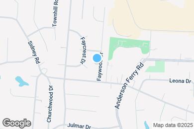 Map image of the property - 1979 Faywood Dr