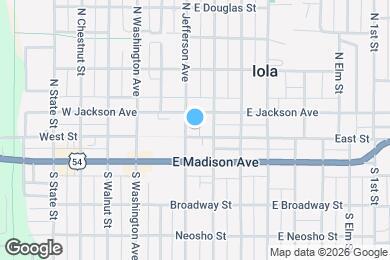 Map image of the property - 3 N Jefferson Ave