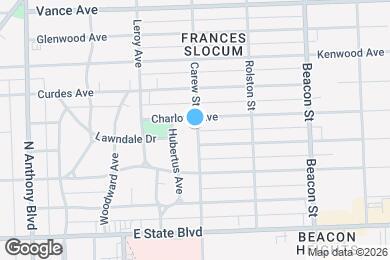 Map image of the property - 2617 Carew St