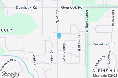 Map image of the property - 1304 Athey Rd