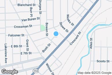 Map image of the property - 116 Bush St