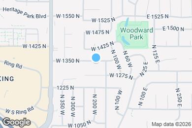 Map image of the property - 197 W 1350 N
