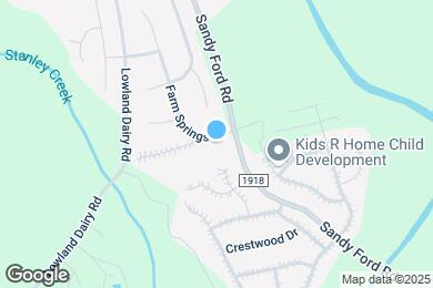 Map image of the property - 109 Farm Springs Dr