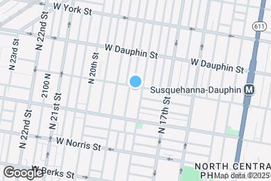 Map image of the property - 1808 W Susquehanna Ave