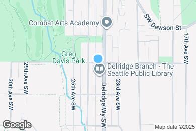 Map image of the property - 2401 SW Brandon St