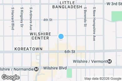 Map image of the property - 516 S Alexandria Ave