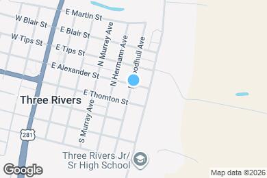 Map image of the property - 600 E Alexander St