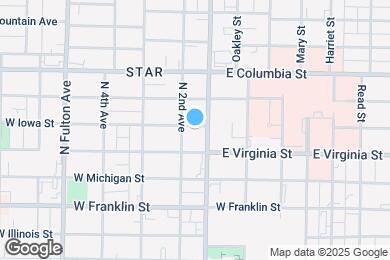 Map image of the property - 808 W Iowa St