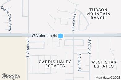 Map image of the property - 6531 S Calle Diablo Dr